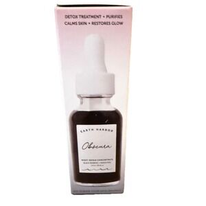 Earth Harbor Obscura Detoxifying‎ Reset Ampoule Night Repair Serum 1oz NEW